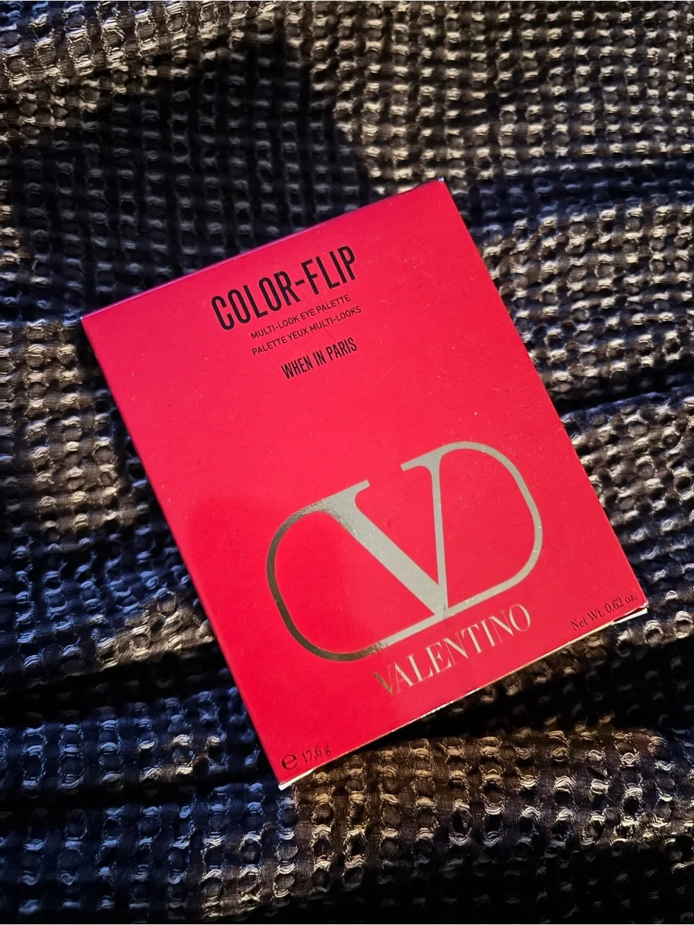 NIB Valentino Beauty COLOR-FLIP EYESHADOW PALETTE - Shade When in Paris 02
